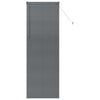Veneziana Vidaxx grigio scuro 220 x 80 cm alluminio