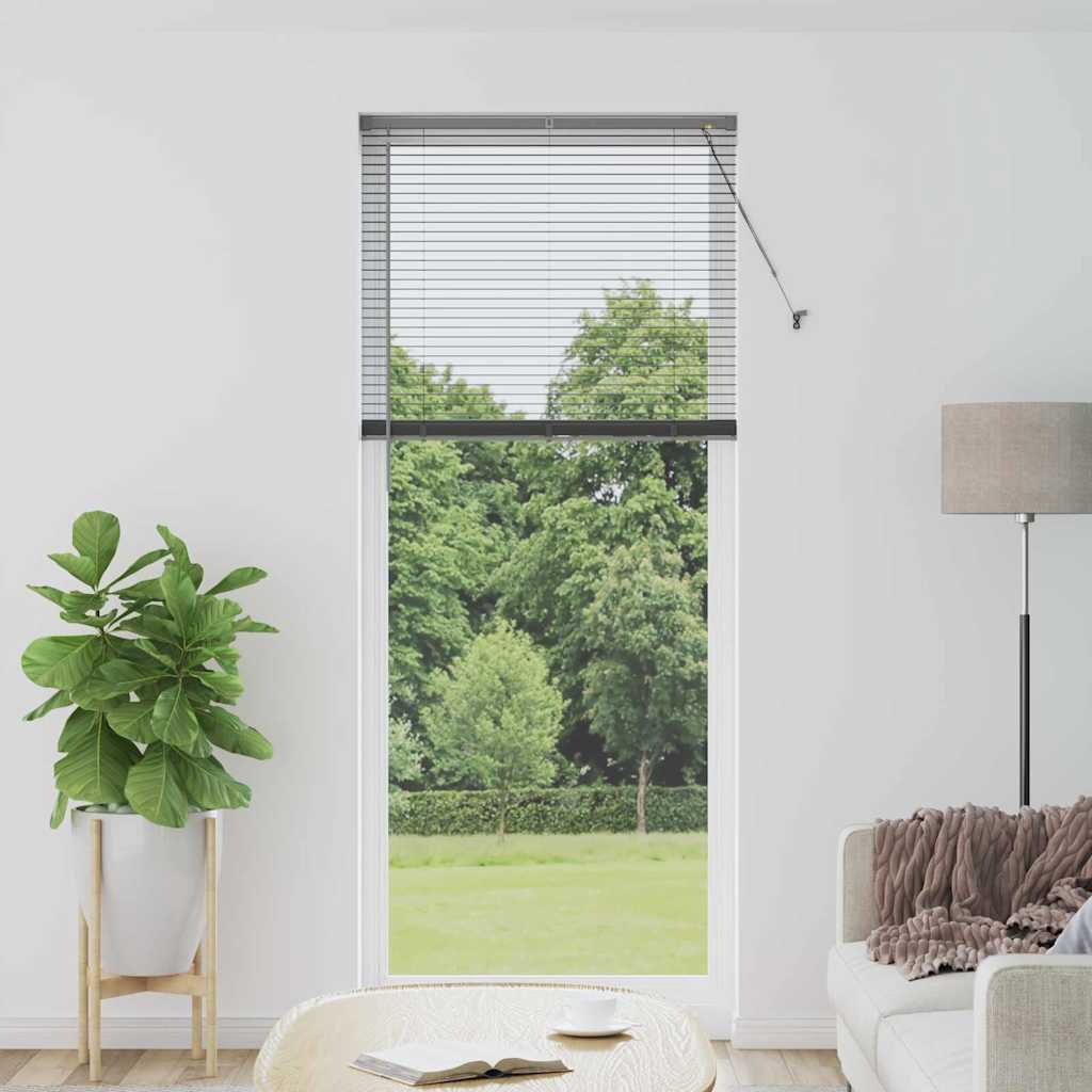 Veneziana Vidaxx grigio scuro 220 x 85 cm alluminio