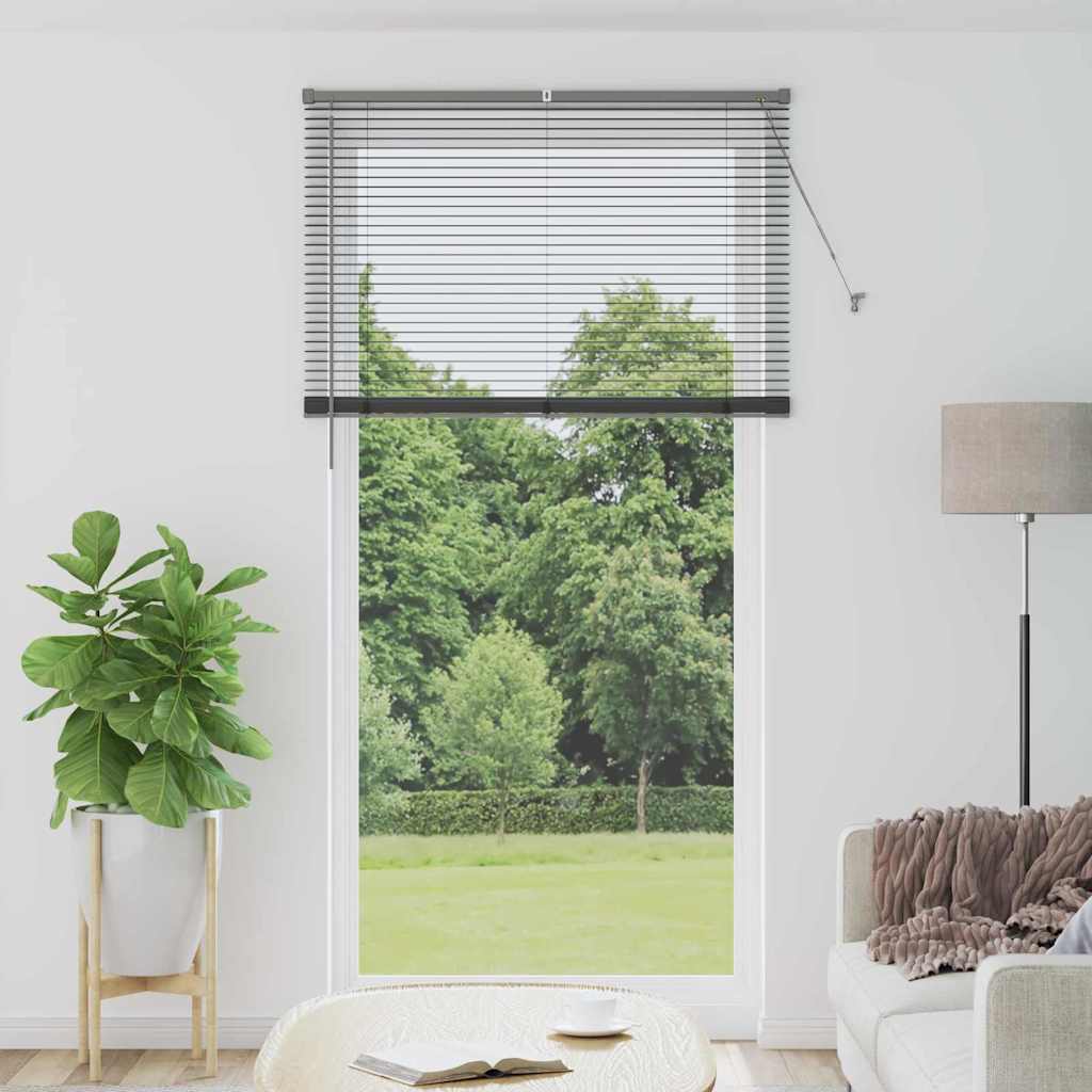 Veneziana Vidaxx grigio scuro 220 x 110 cm alluminio