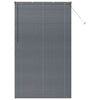 Veneziana Vidaxx grigio scuro 220 x 125 cm alluminio