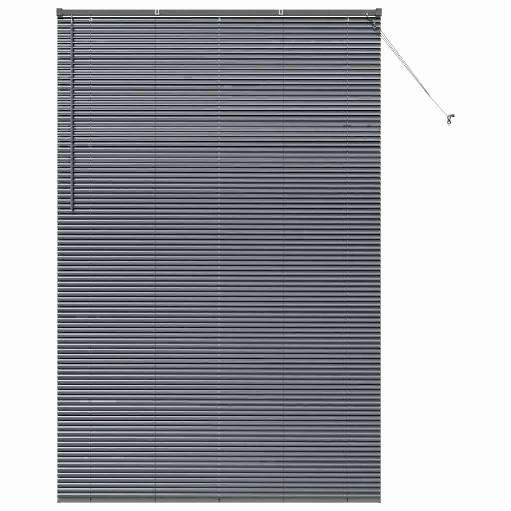 Vidaxx persianas venecianas gris oscuro 220 x 145 cm aluminio