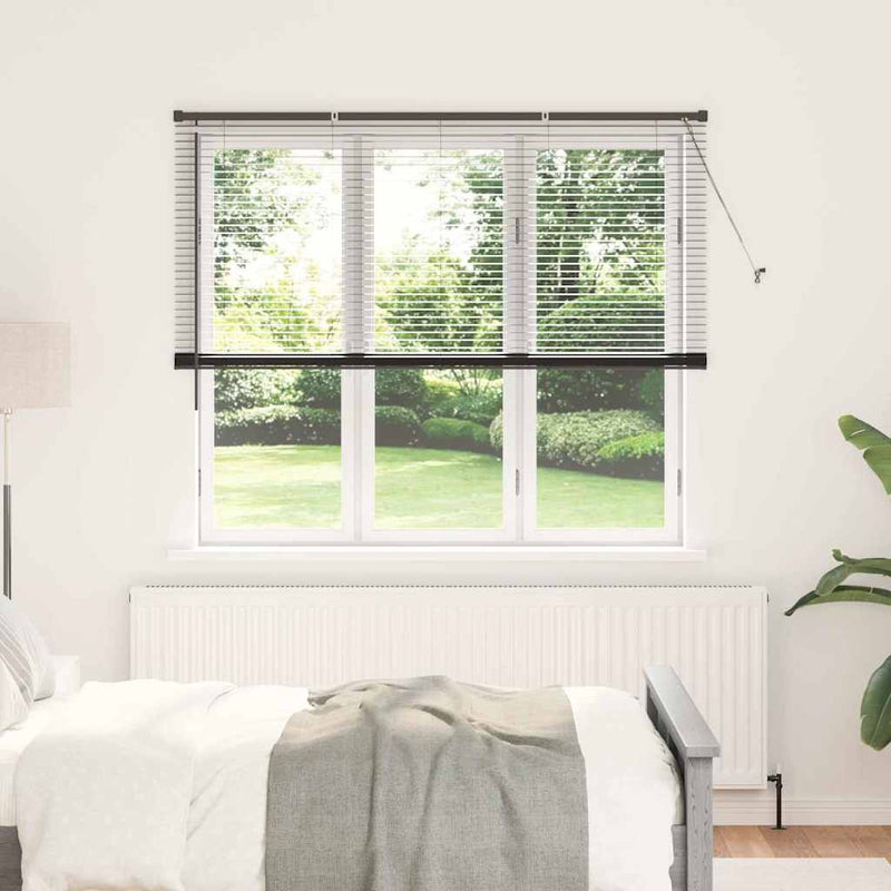 Vidaxx persianas venecianas negro 175 x 155 cm aluminio
