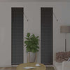 Vidaxx persianas venecianas negro 220 x 45 cm aluminio