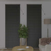 Vidaxx persianas venecianas negro 220 x 80 cm aluminio