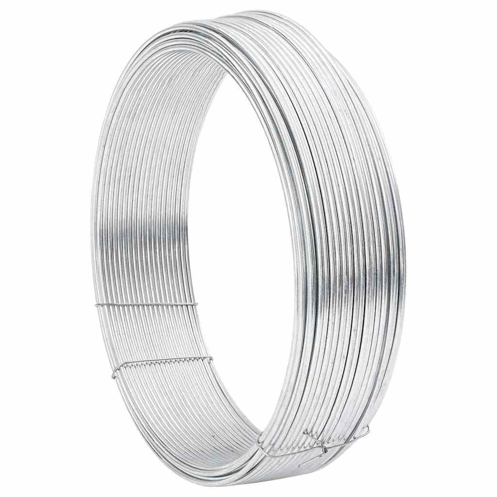 Vidaxl hek binddraad zilver 33 m warm verzinkte draad