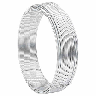 Vidaxl hek binddraad zilver 33 m warm verzinkte draad