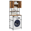 Vidaxl wasmachinekast oudhout 68 x 48,5 x 194 cm bewerkt hout