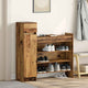 Vidaxxl scarpiera con cassetto legno vecchio 100,5 x 28 x 100 cm legno composito
