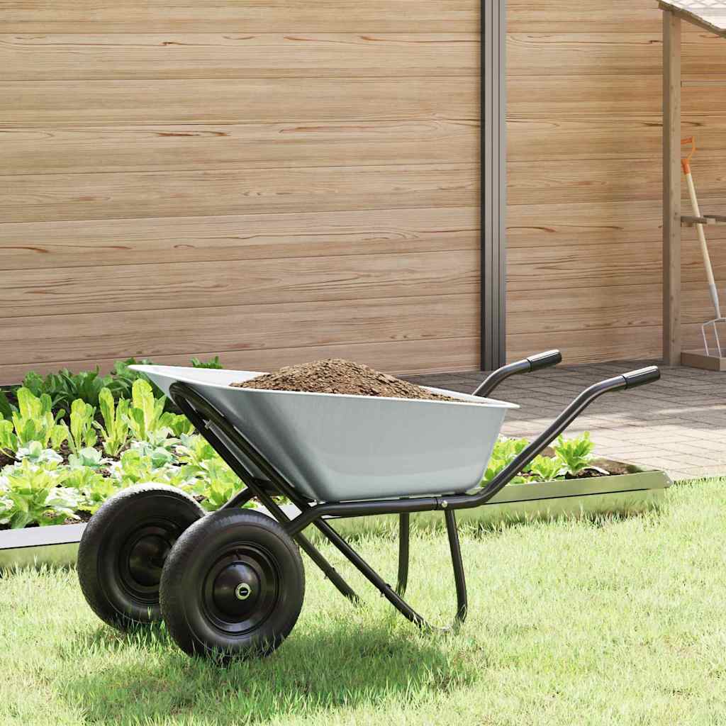 Carriola Vidaxx argento e nero 137 x 60 x 65,5 cm in acciaio