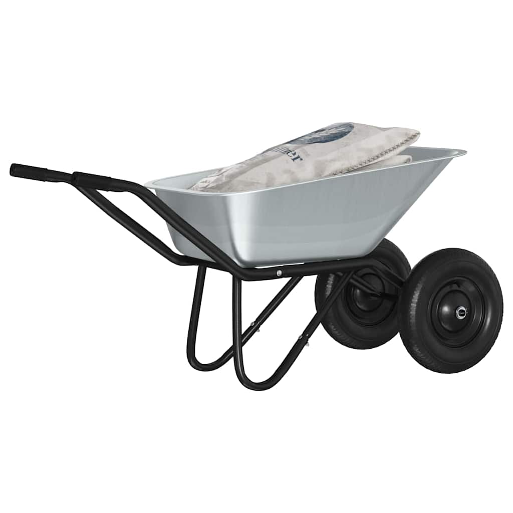 Carriola Vidaxx argento e nero 137 x 60 x 65,5 cm in acciaio