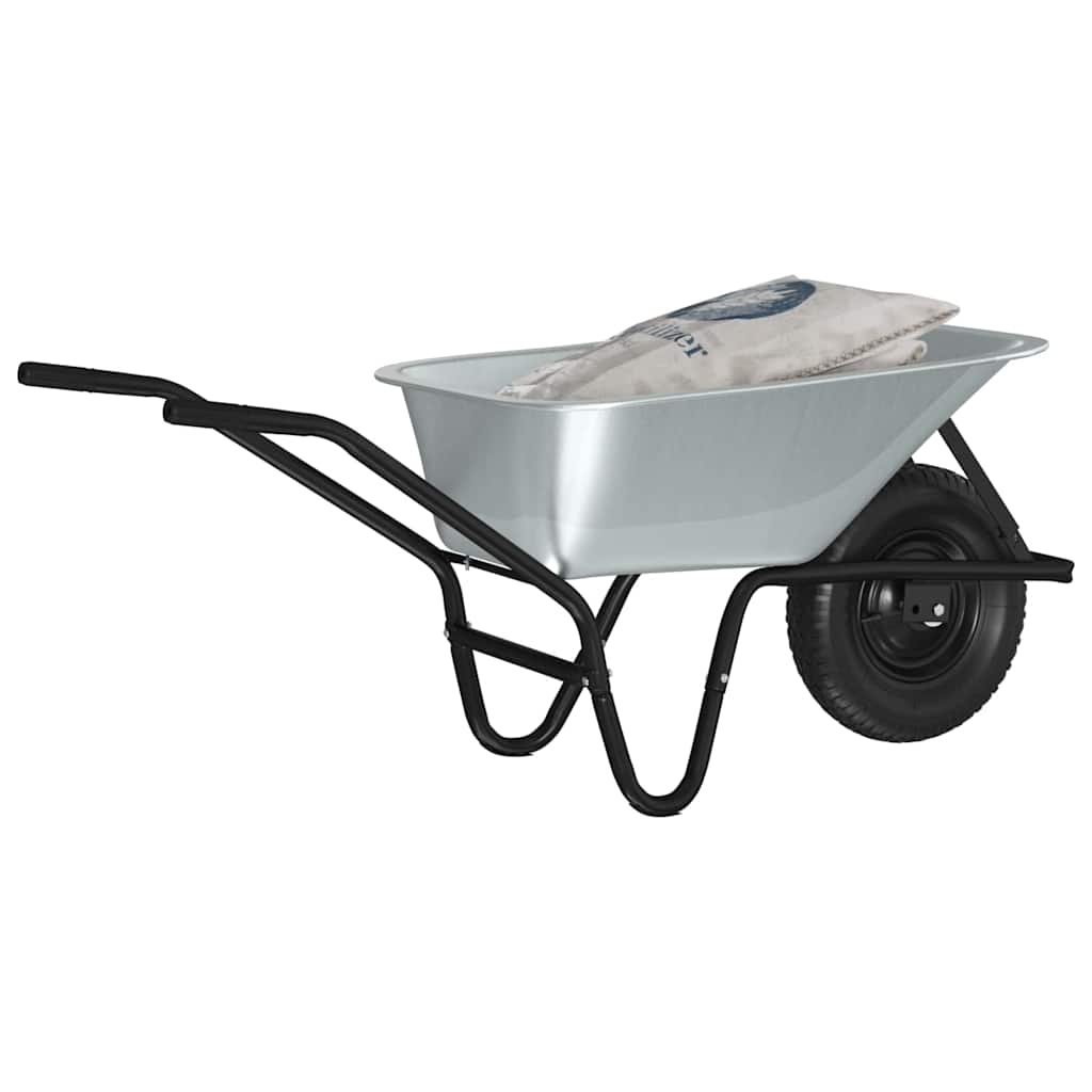 Carriola Vidaxx argento e nero 141 x 60 x 57 cm in acciaio