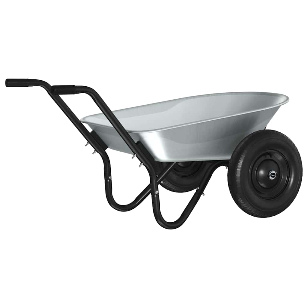 Carriola Vidaxx argento e nero 124 x 73 x 65 cm in acciaio