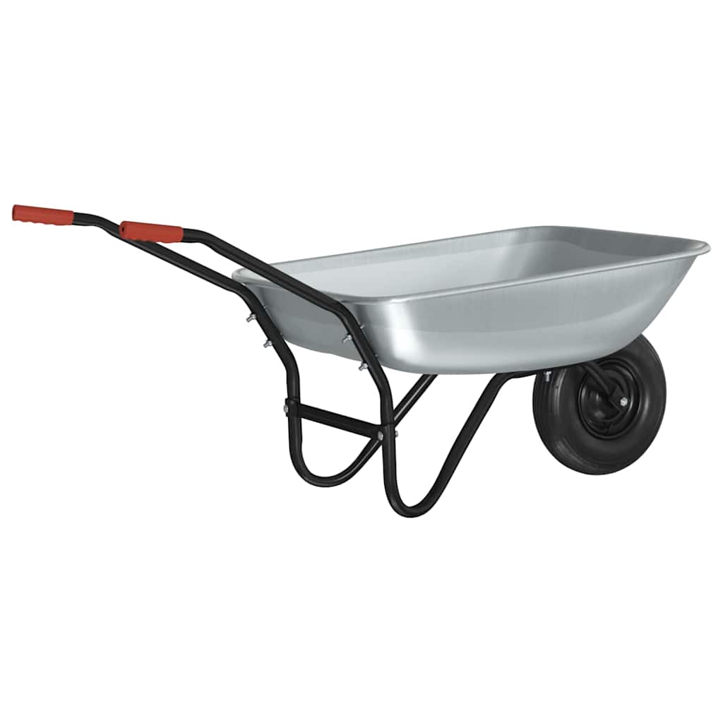 Carriola Vidaxx argento e nero 133 x 62,5 x 58 cm in acciaio