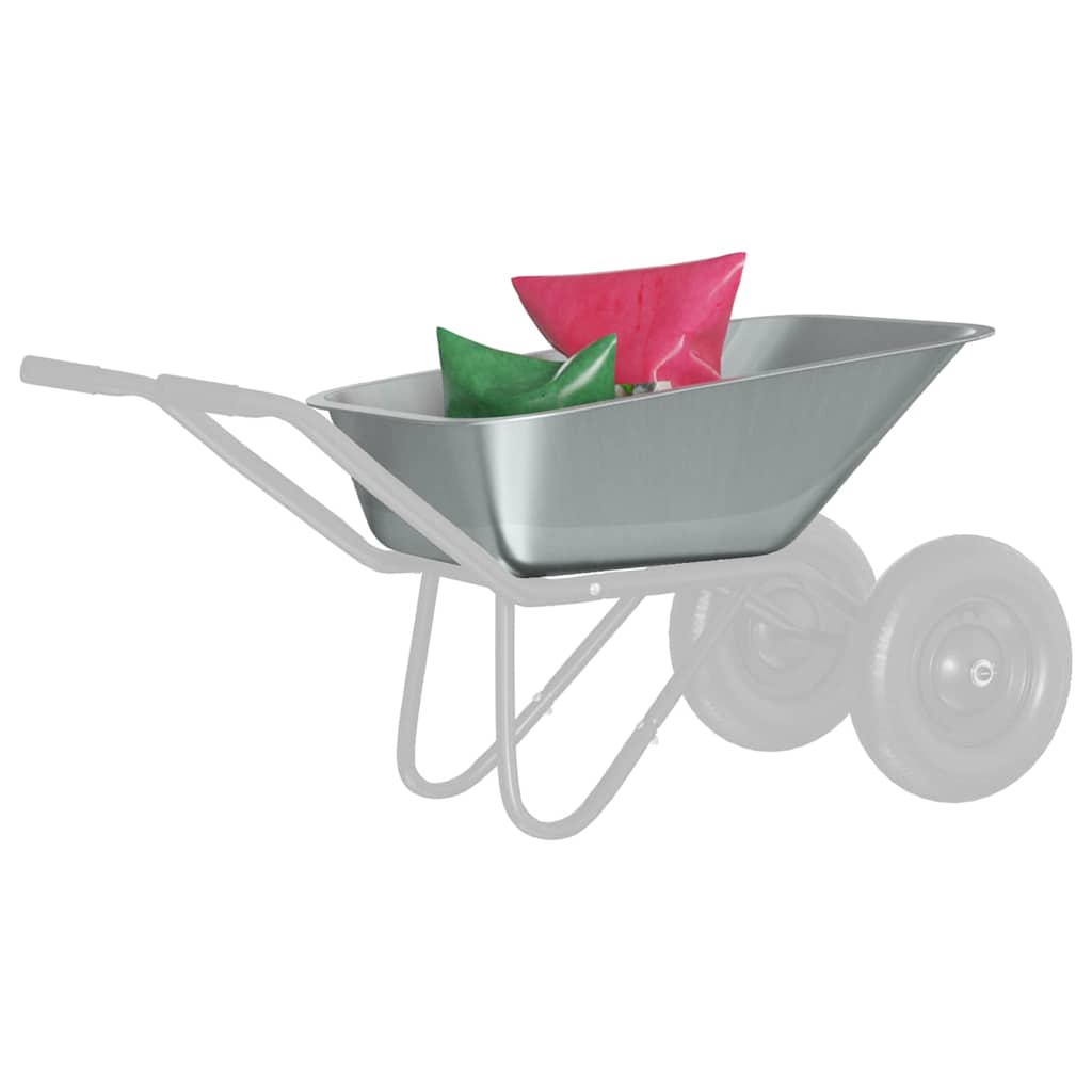 Vidaxx recambio para cajón de carretilla plata 88 x 60 x 32 cm acero