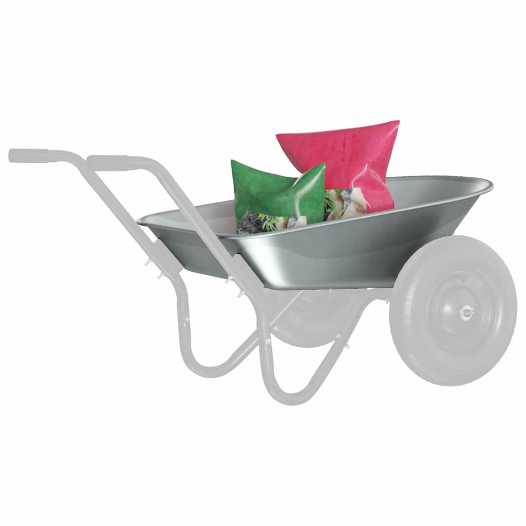 Vidaxx recambio para cajón de carretilla plata 90 x 63 x 28 cm acero
