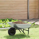 Vidaxx recambio para cajón de carretilla plata 80 x 60 x 25 cm acero