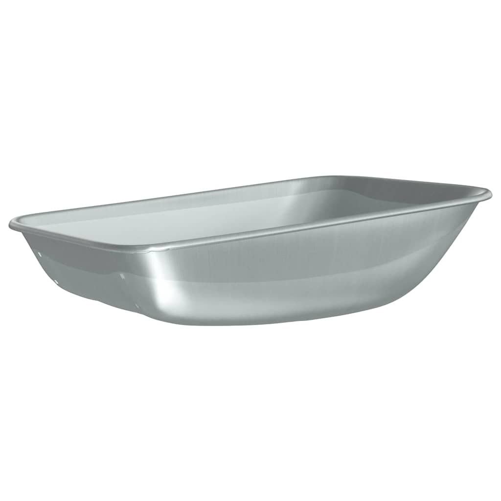 Vidaxx recambio para cajón de carretilla plata 80 x 60 x 25 cm acero