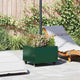 Vidaxx base de sombrilla verde 45 x 45 x 45 cm acero