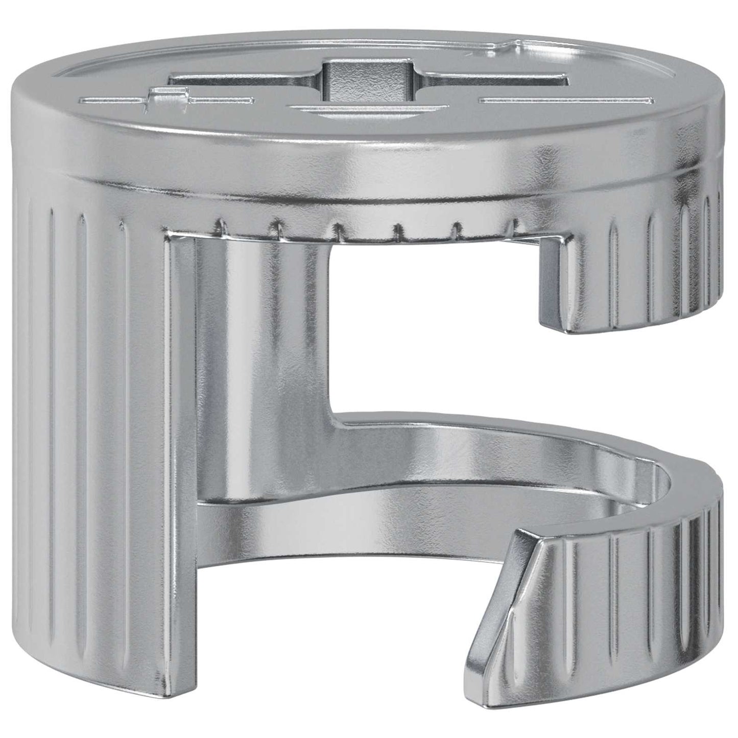 Dadi autobloccanti Vidaxl 2 pezzi argento 15 x 11,5 mm in acciaio
