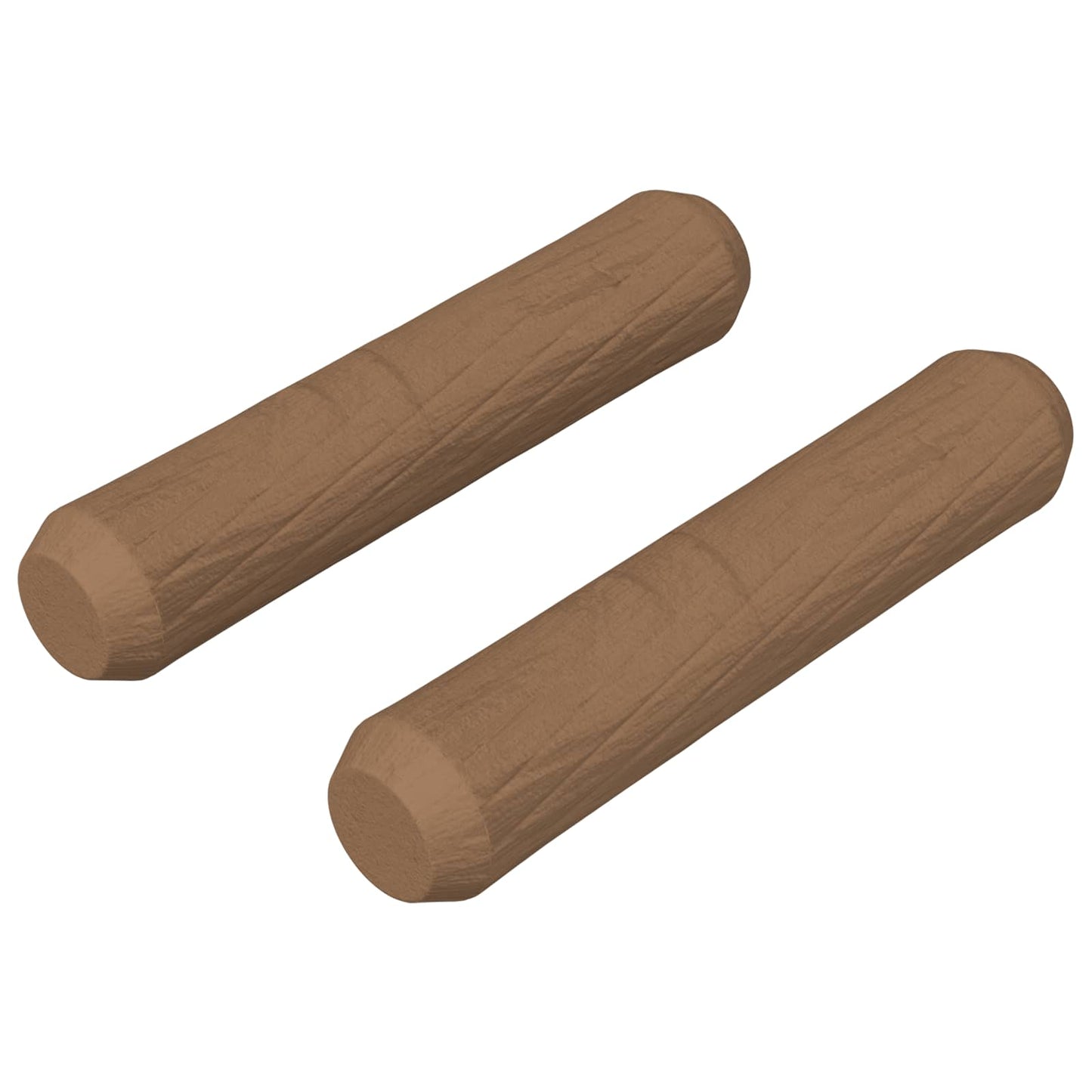 Tacos de madera vidaxxl 2 uds marrón ø8 x 35 mm madera maciza