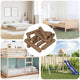 Vidaxl houten dowels 18000 pcs bruin massief hout