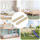 Tacos de madera vidaxxl 2 uds marrón ø8 x 50 mm madera maciza