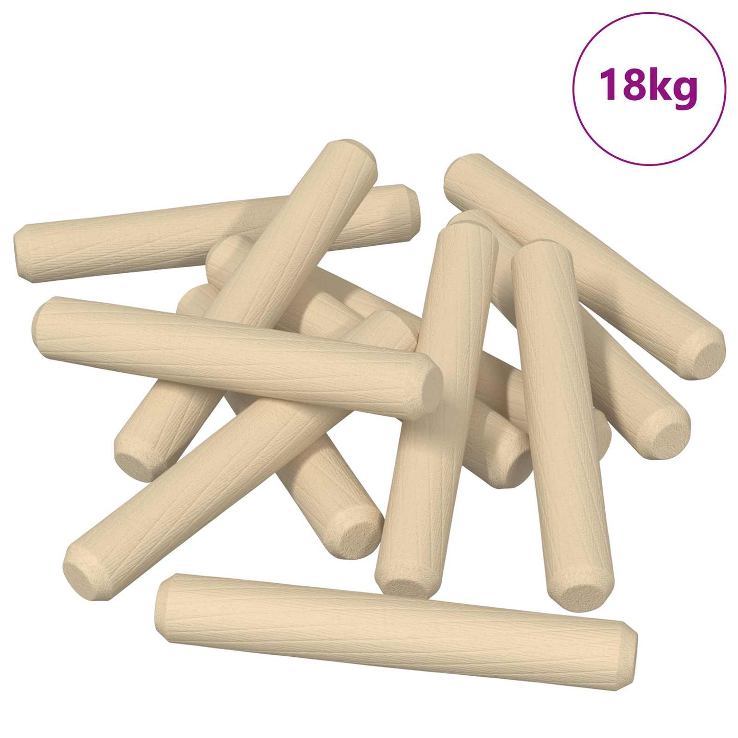 Tacos de madera vidaxxl 12000 uds madera maciza marrón