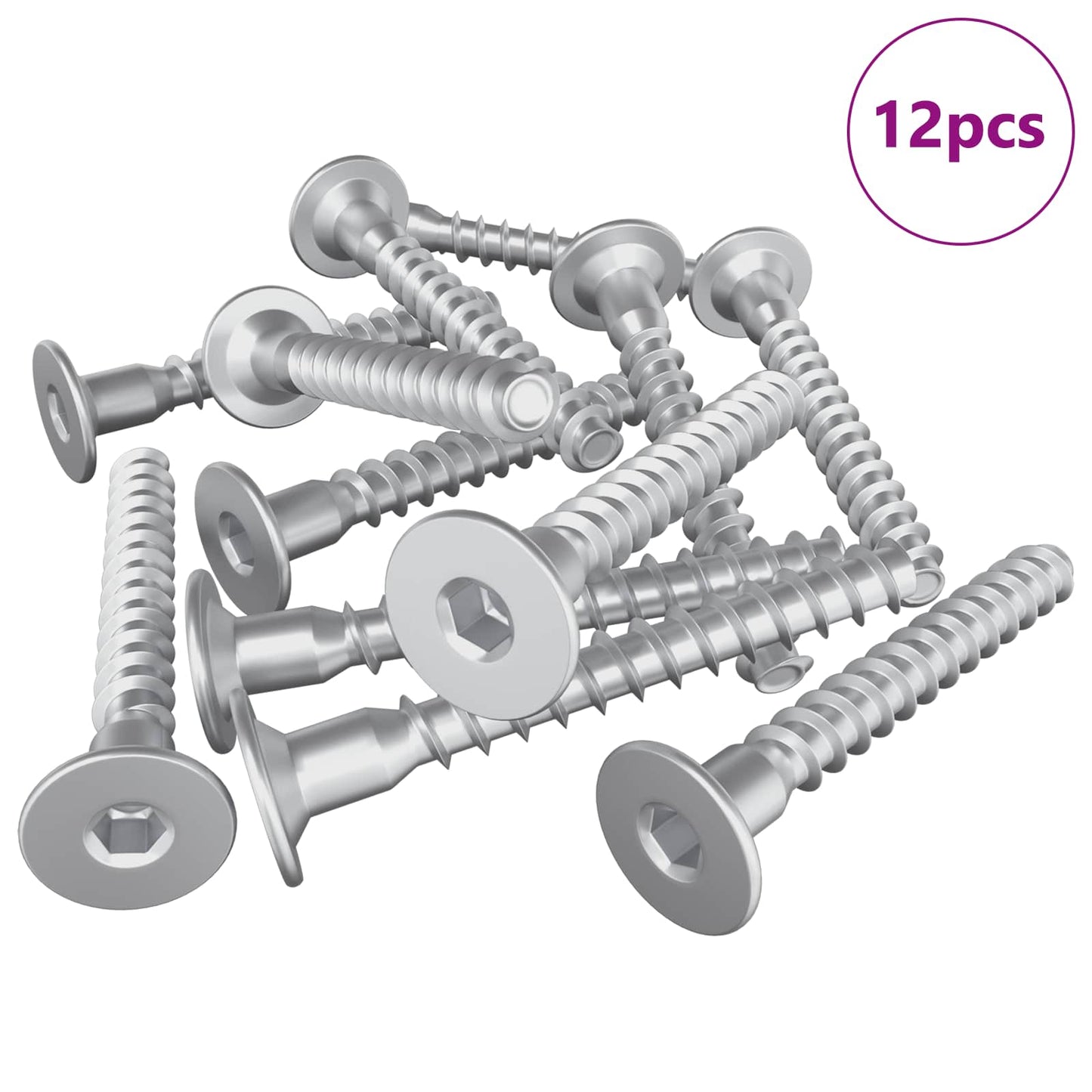 Viti di montaggio Vidaxx 12 pezzi argento ø5 x 40 mm metallo