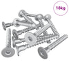 Tornillos de montaje vidaxx 5000 piezas metal plateado