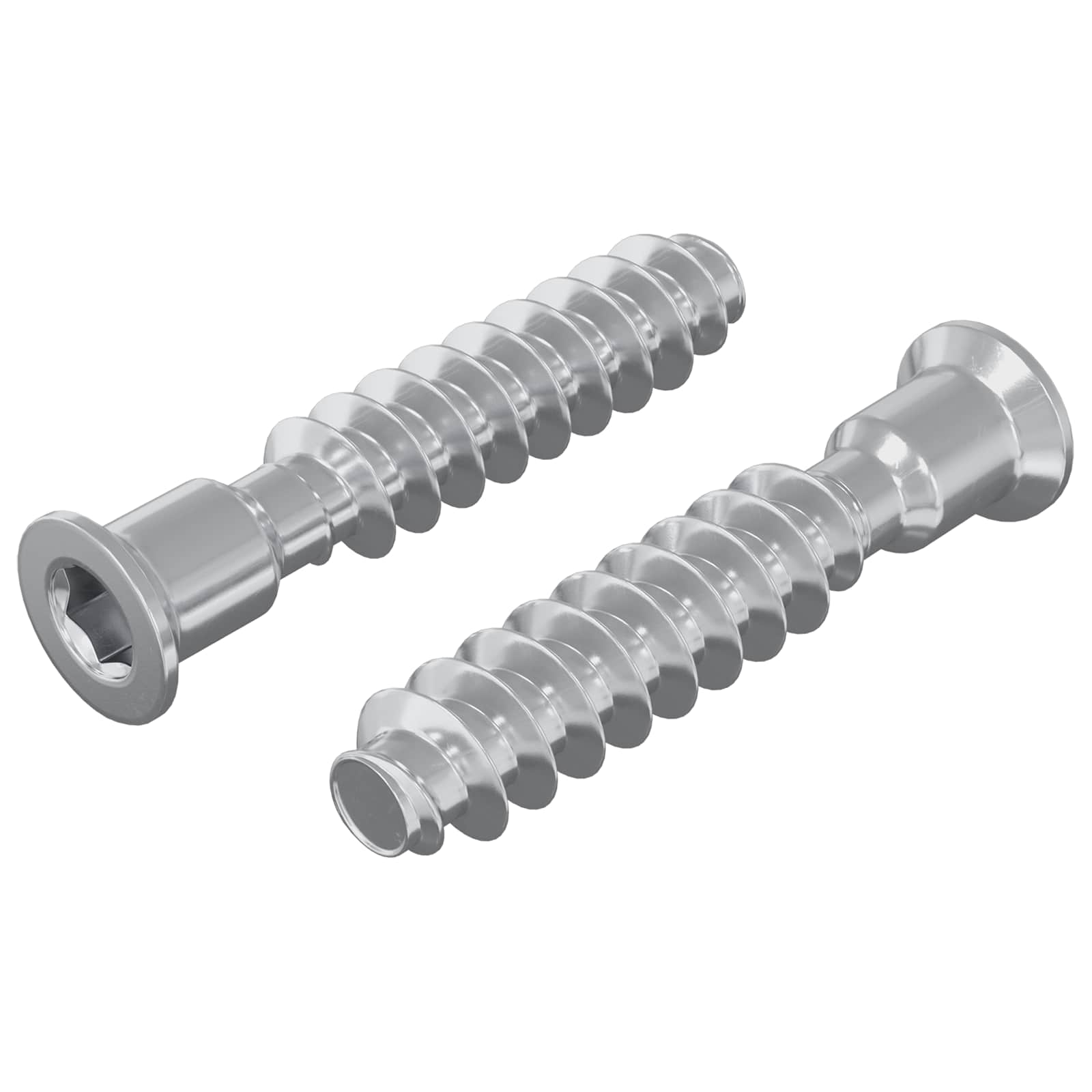 Vidaxx perno de tapa principal 2 piezas plata m7 x 40 mm acero
