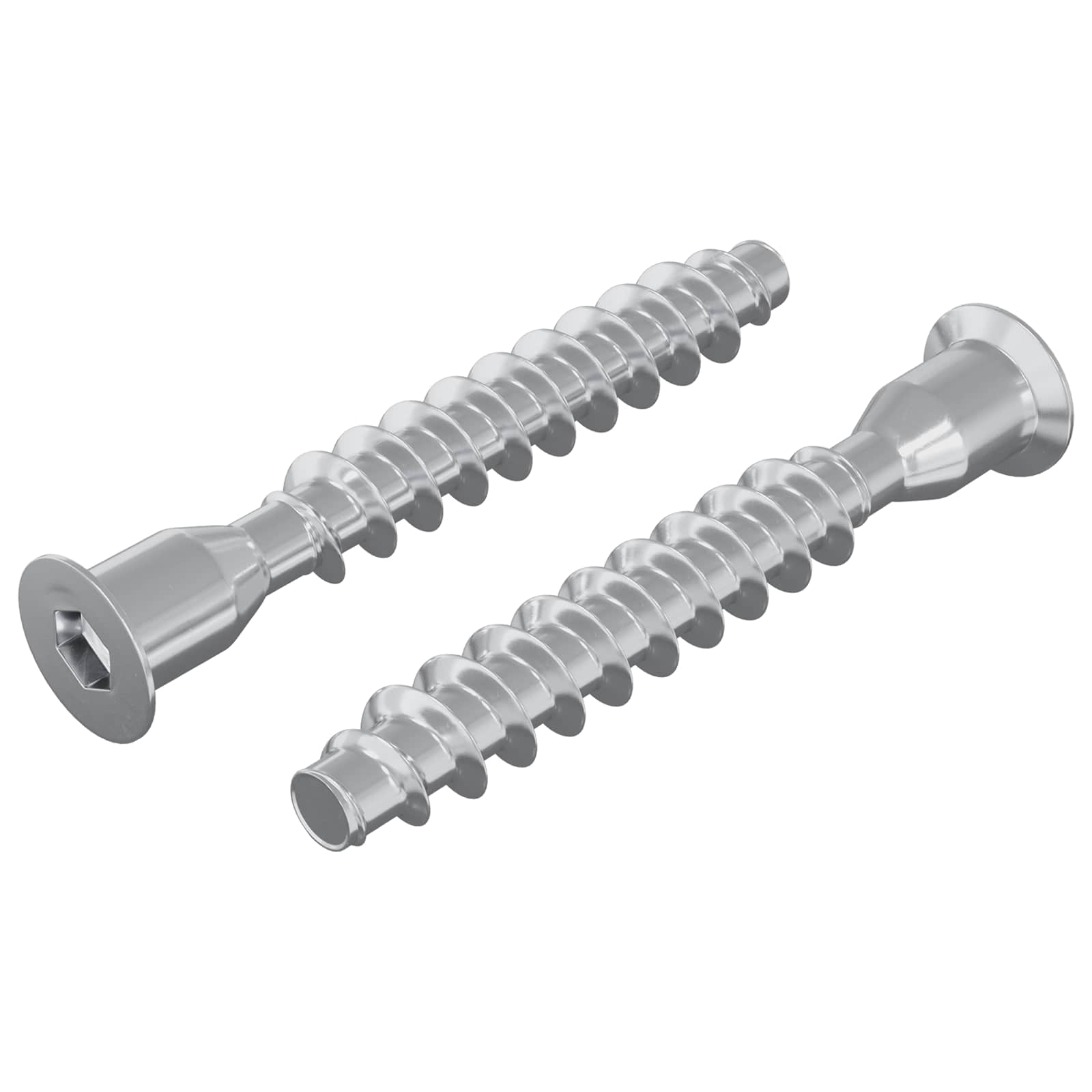 Viti di montaggio Vidaxx 2 pezzi argento ø7 x 50 mm metallo