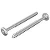 Viti per legno Vidaxxl 2 pezzi argento m6 x 70 mm in acciaio