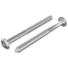 Vidaxl meubelschroeven 2 pcs zilver m6 x 85 mm staal