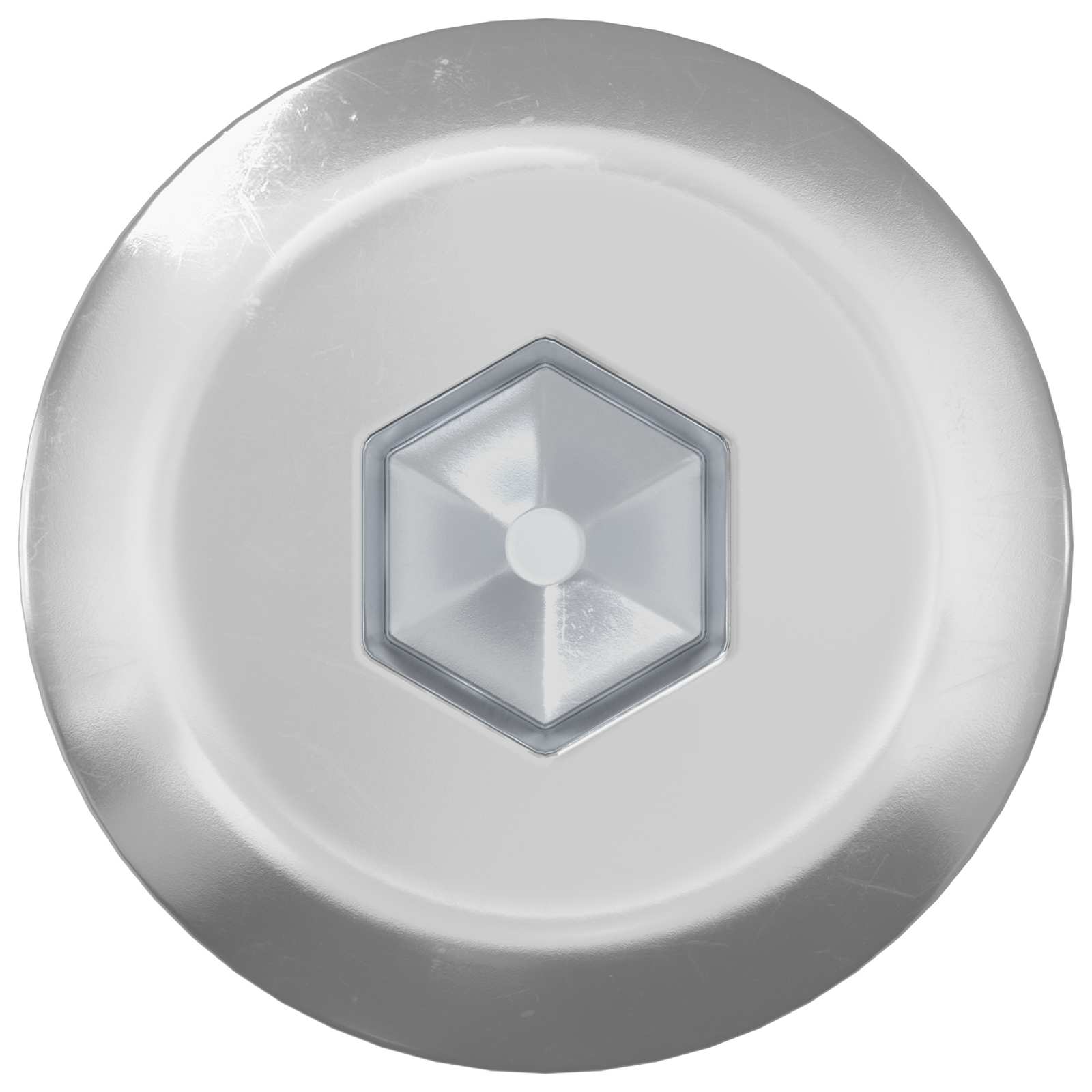 Vidaxl meubelschroeven 2 pcs zilver m6 x 120 mm staal
