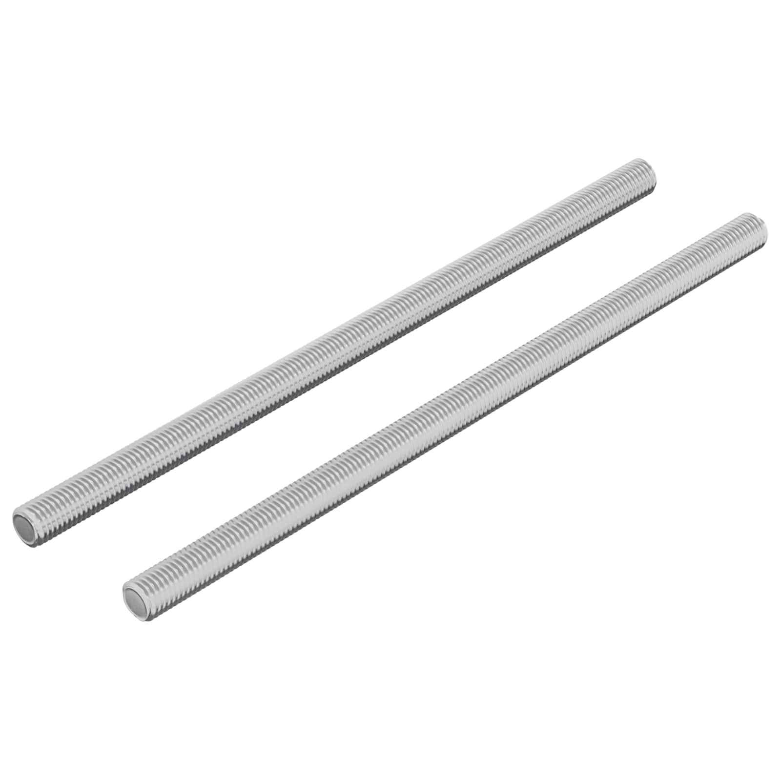 Barra filettata Vidaxxl 2 pz argento 6 x 120 mm in acciaio
