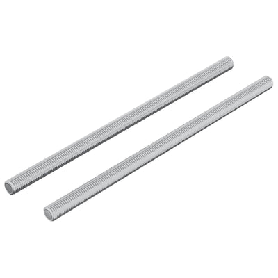 Barra filettata Vidaxxl 2 pz argento 6 x 120 mm in acciaio