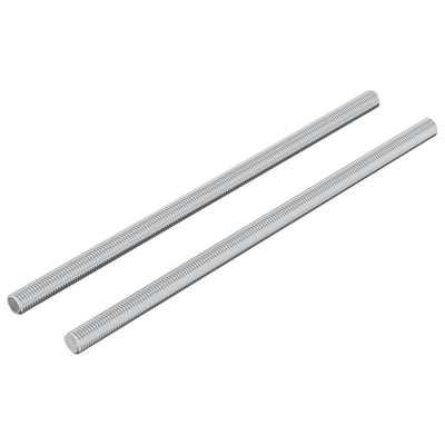 Barra filettata Vidaxxl 2 pz argento 6 x 135 mm in acciaio