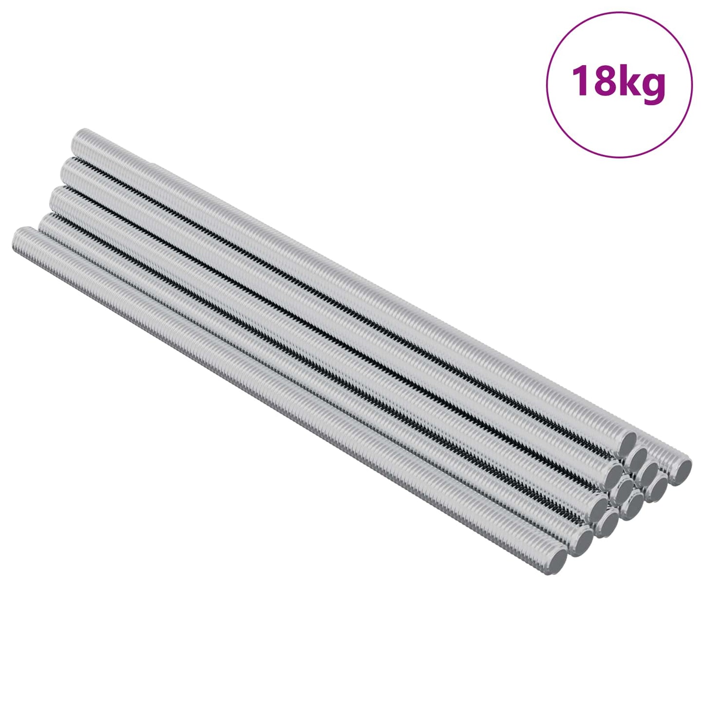 Vidaxl draadstaaf 800 pcs zilver staal