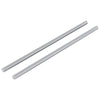 vidaxxl varilla roscada 2uds plata 6 x 170 mm acero