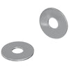 Vidaxl washers 2 pcs zilver 18 x 18 x 1,2 mm ijzer