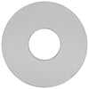 Arandelas vidaxl 12uds plata 12 x 12 x 1,2 cm hierro