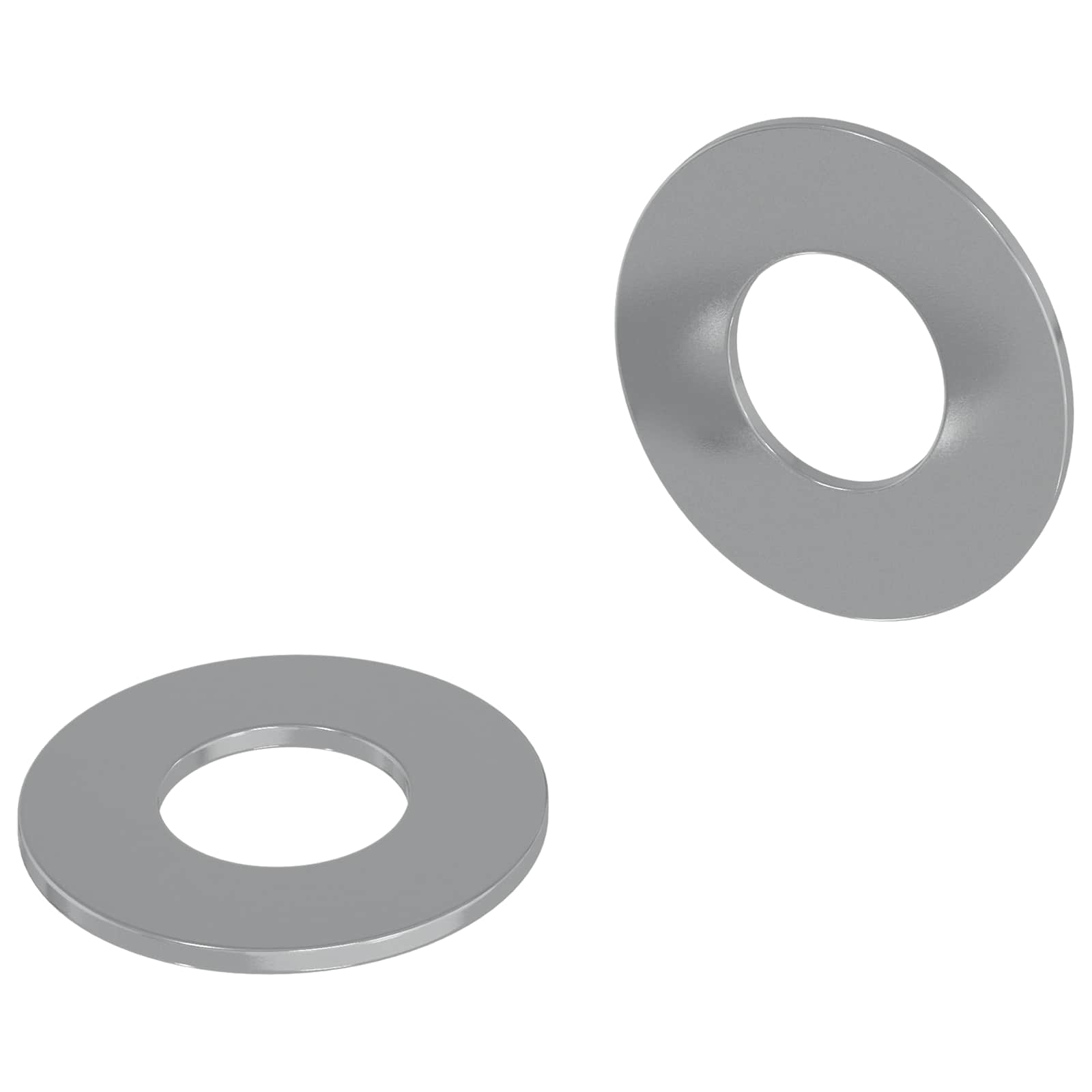 Arandelas vidaxl 2uds plata 16 x 16 x 1,5 cm hierro