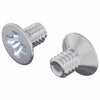 Vidaxl tornillos avellanados 2uds plata m4 x 6 mm acero