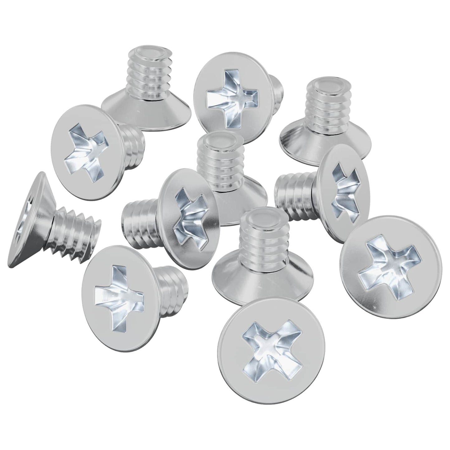 Vidaxl verzonken schroeven 32727 pcs zilver ijzer
