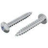 Vidaxl houten schroef 2 pcs zilver m4 x 28 mm ijzer