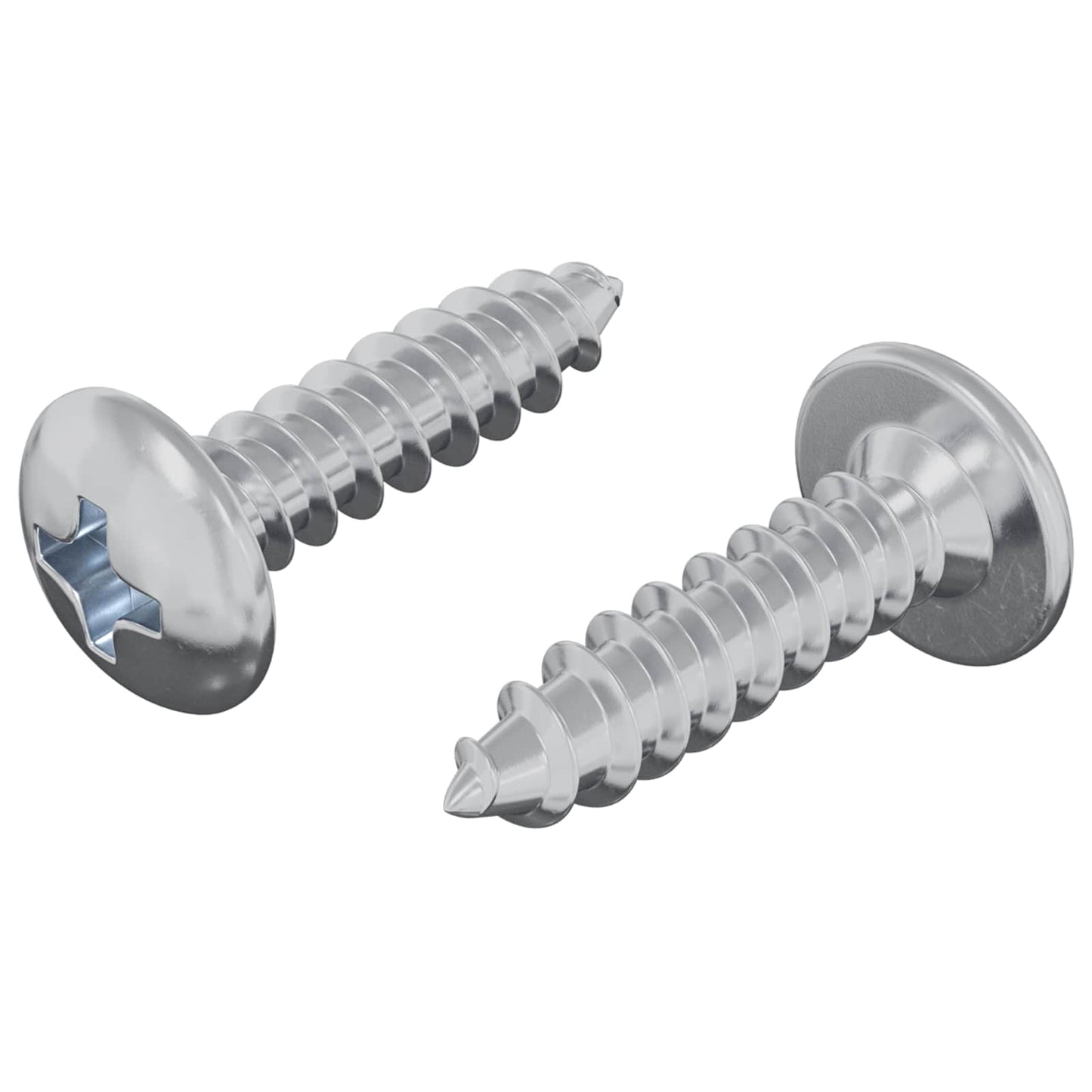 Vidaxl bout 2 pcs zilver m4 x 16 mm staal