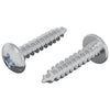 vidaxxl tornillos para madera 2uds plata m4 x 20 mm acero