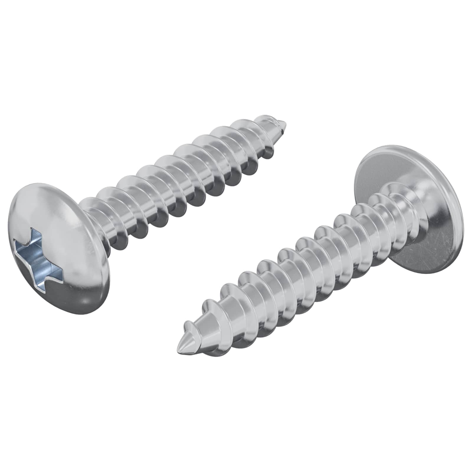 Viti per legno Vidaxxl 2 pezzi argento m4 x 20 mm in acciaio