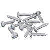 Vidaxl houten schroeven 12 pcs zilver m3,5 x 20 mm staal