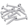 Vidaxl houten schroeven 12 pcs zilver m4 x 25 mm staal
